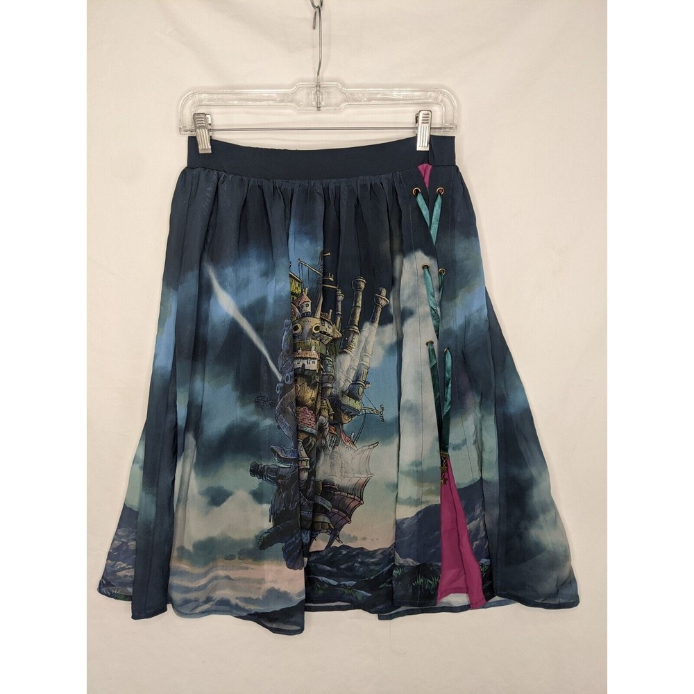 Her Universe Studio Ghibli Howl's Moving Castle Lace-Up Castle Skirt - Picture 3 of 7